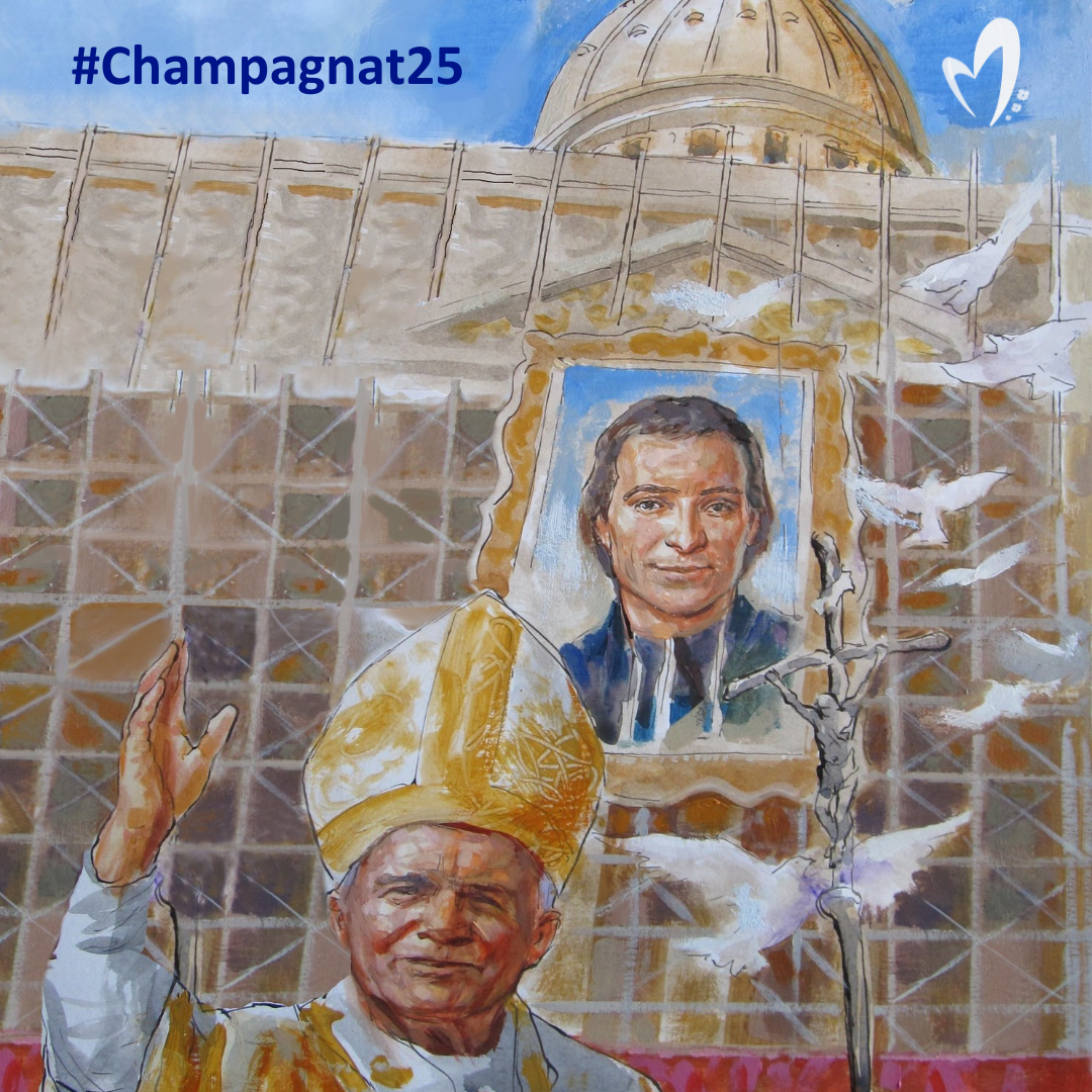 Visuel : Clbration du 25me anniversaire de la Canonisation de Marcellin Champagnat